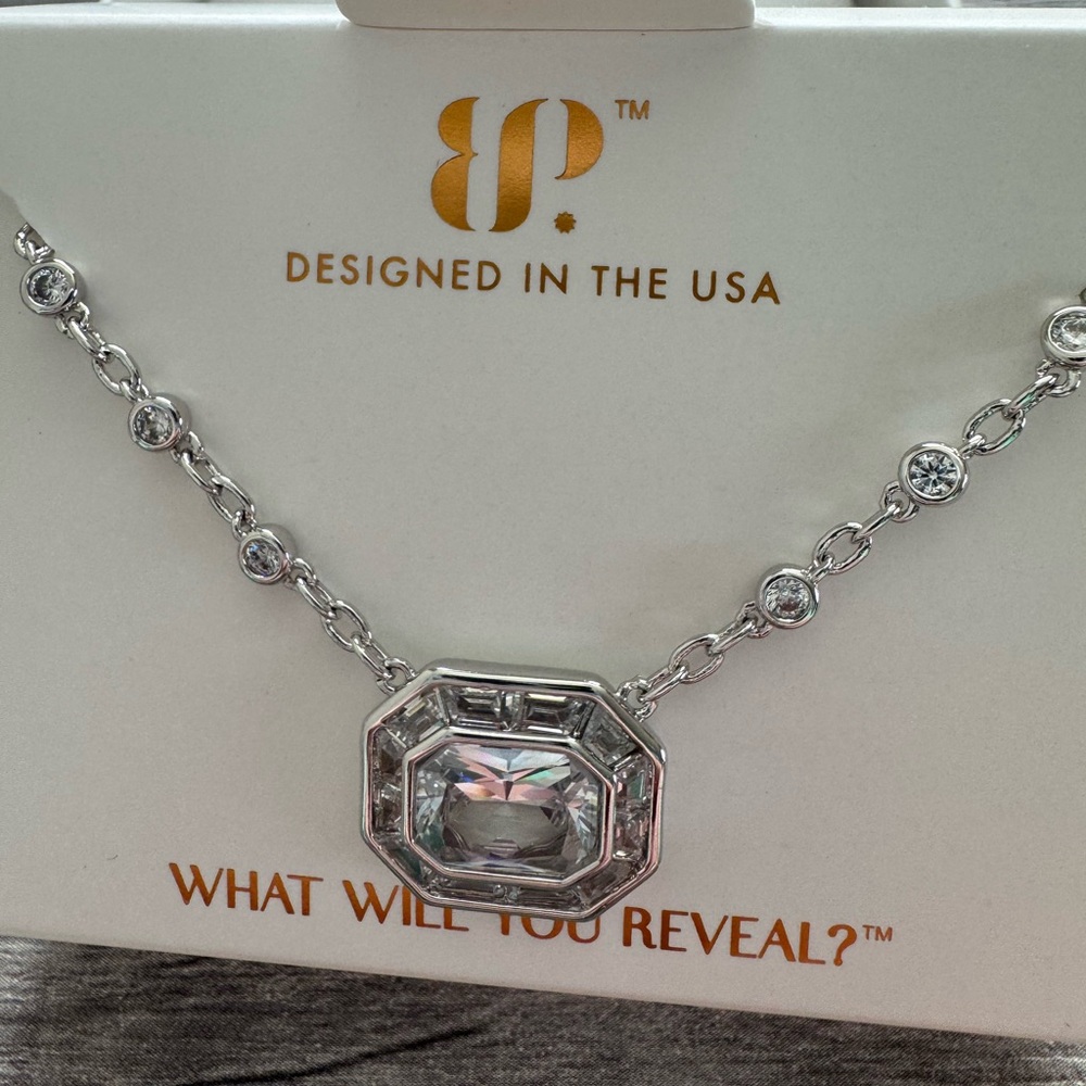 Bomb Party April Birthday 2026 Silver Necklace with Rhodium Plating